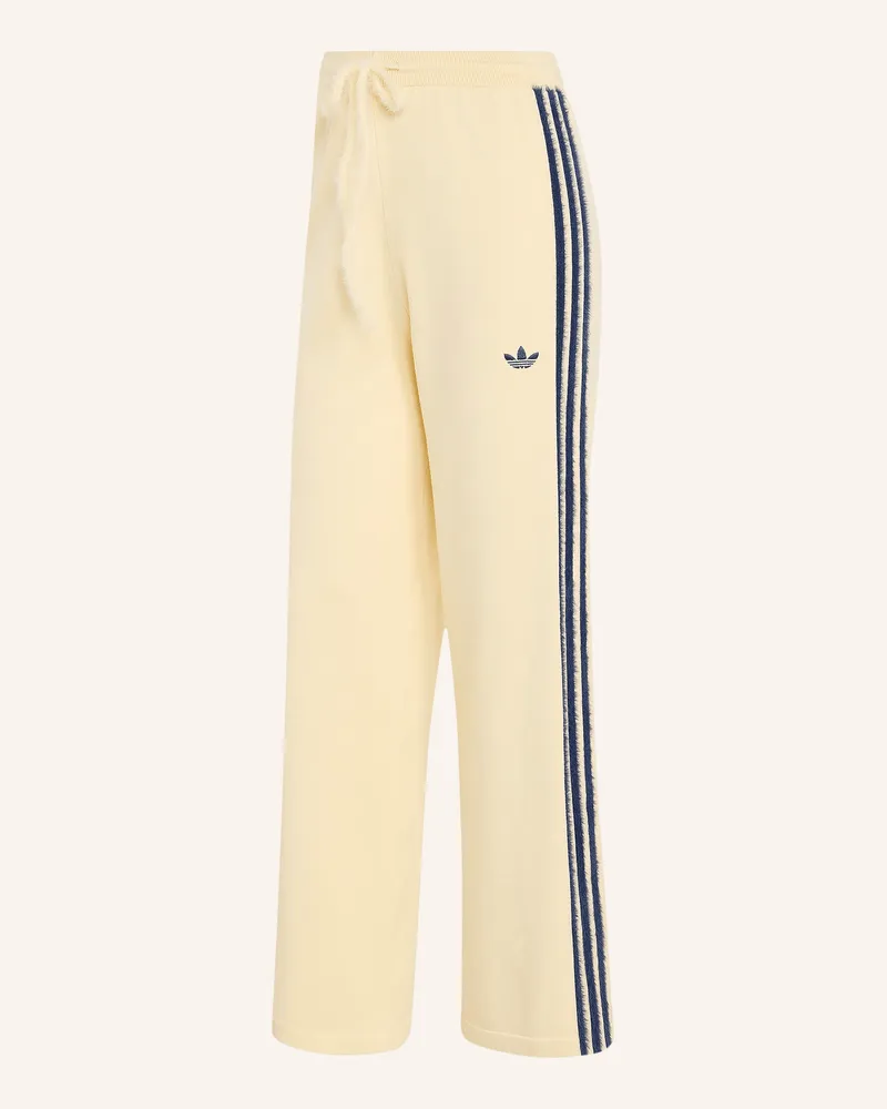 adidas Strickhose Knit Firebird weiss Ecru