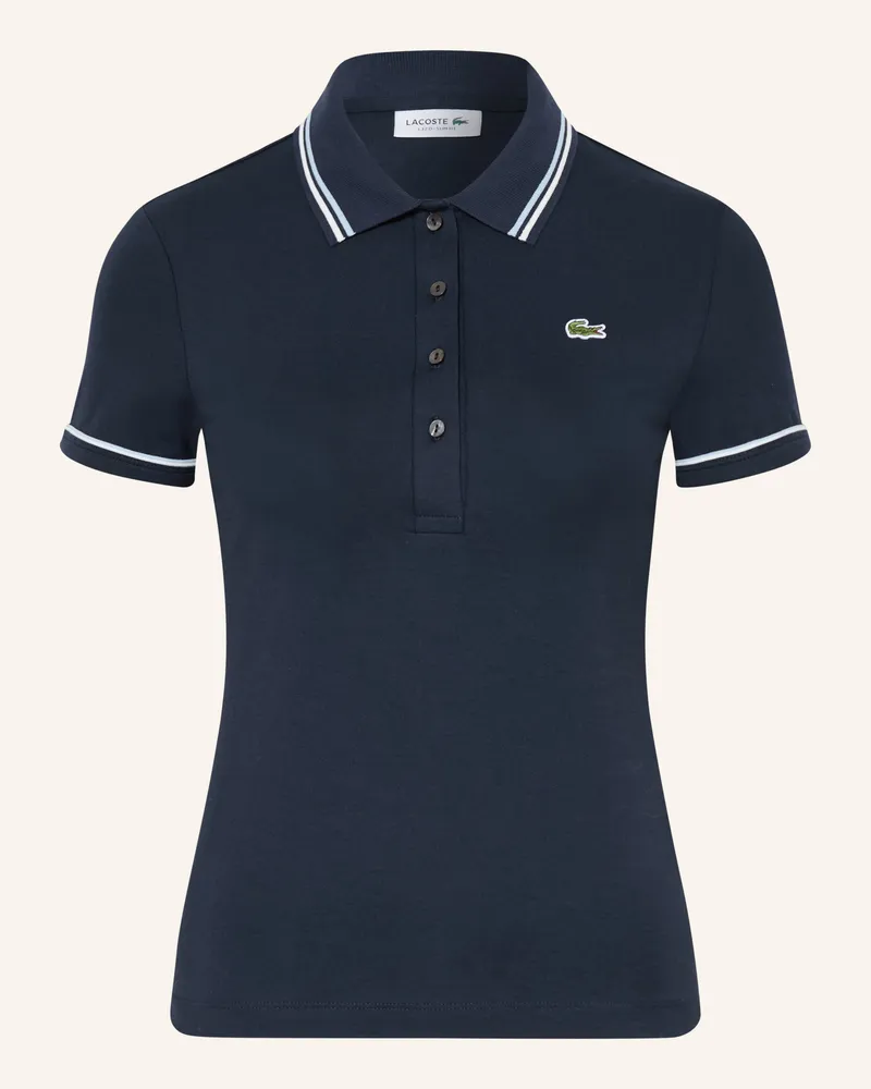 Lacoste Jersey-Poloshirt blau Dunkelblau