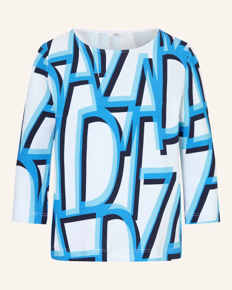 ZAíDA Shirt mit 3/4-Arm Blau