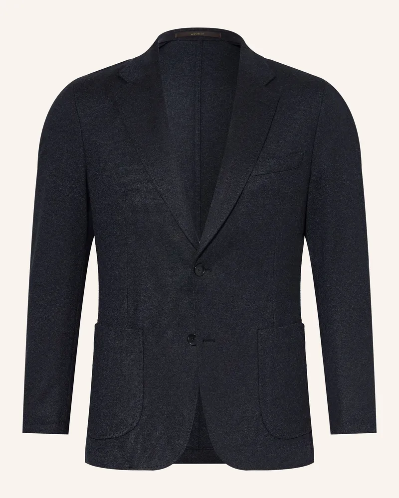 windsor. Jerseysakko Giro Shaped Fit blau Dunkelblau