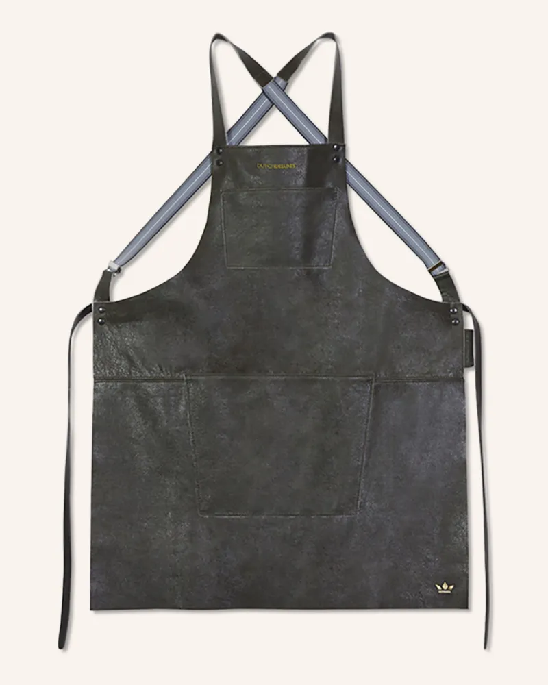 DUTCHDELUXES Schürze Dunkelgrau