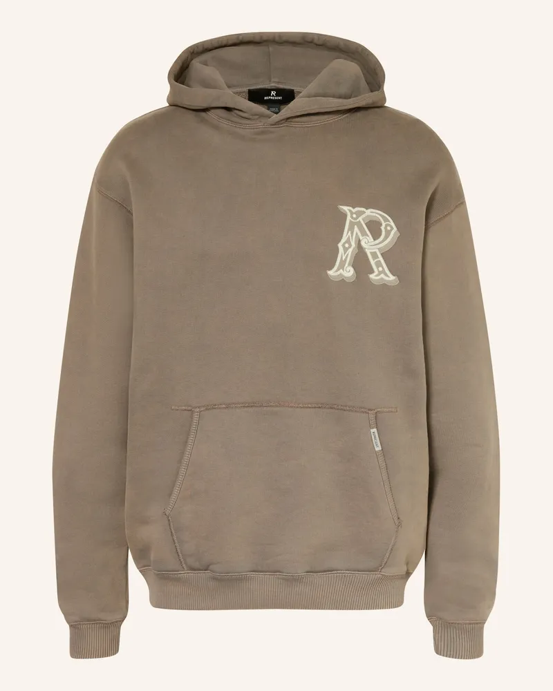 REPRESENT Hoodie braun Camel