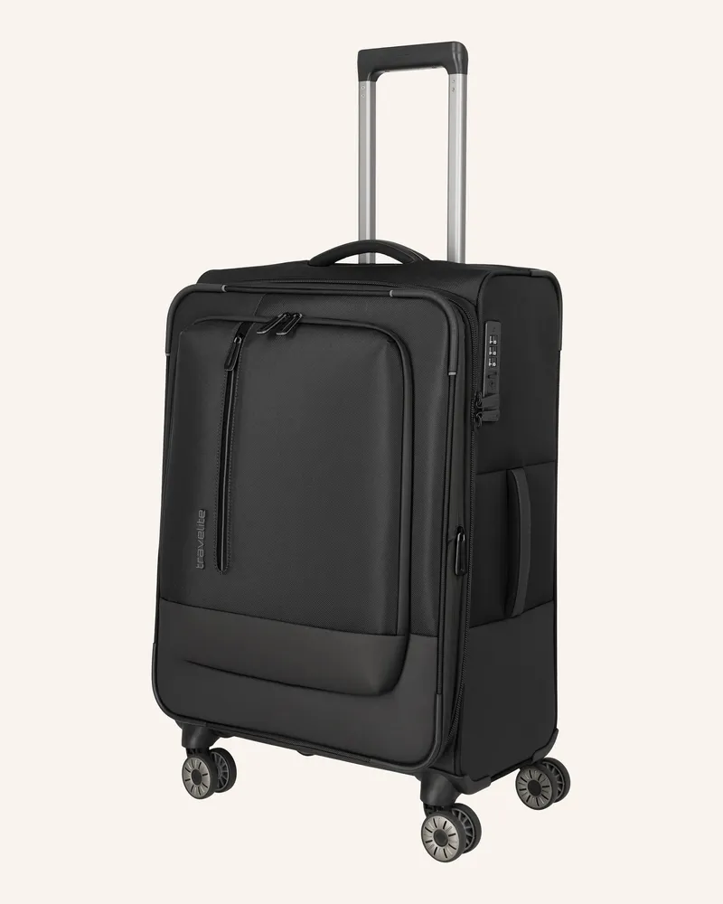 Travelite Trolley CROSSLITE M Schwarz