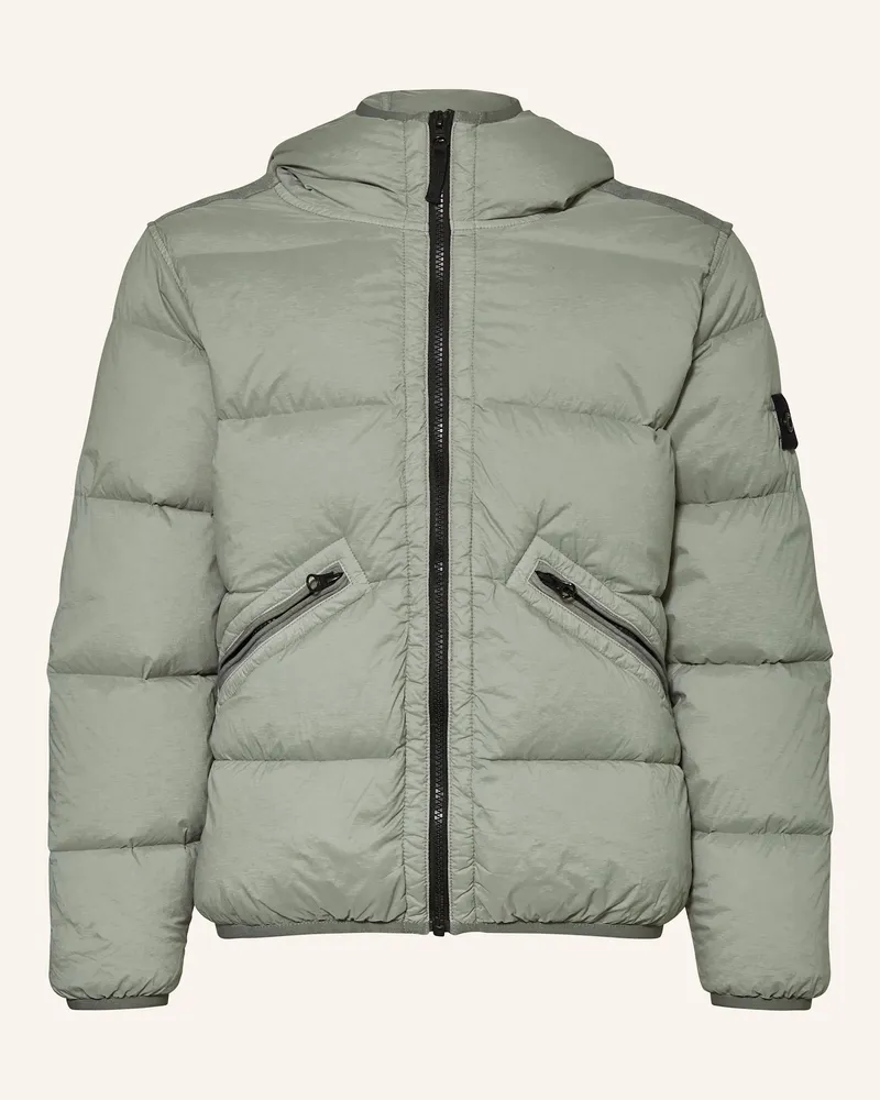 Stone Island Daunenjacke Hellgrün
