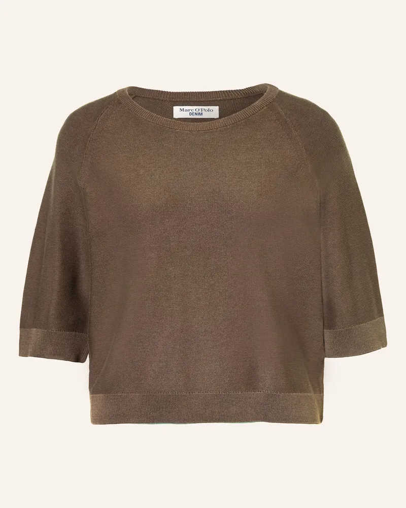 Marc O'Polo Pullover Mit 3/4-Arm braun Braun