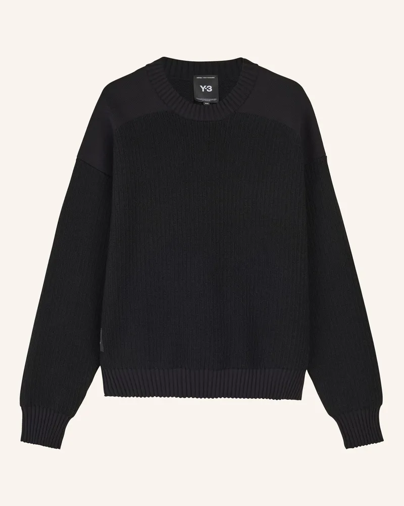 Y-3 Y-3 UT KNIT CREW PULLOVER Schwarz