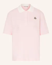 Moncler Piqué-Poloshirt Rosa