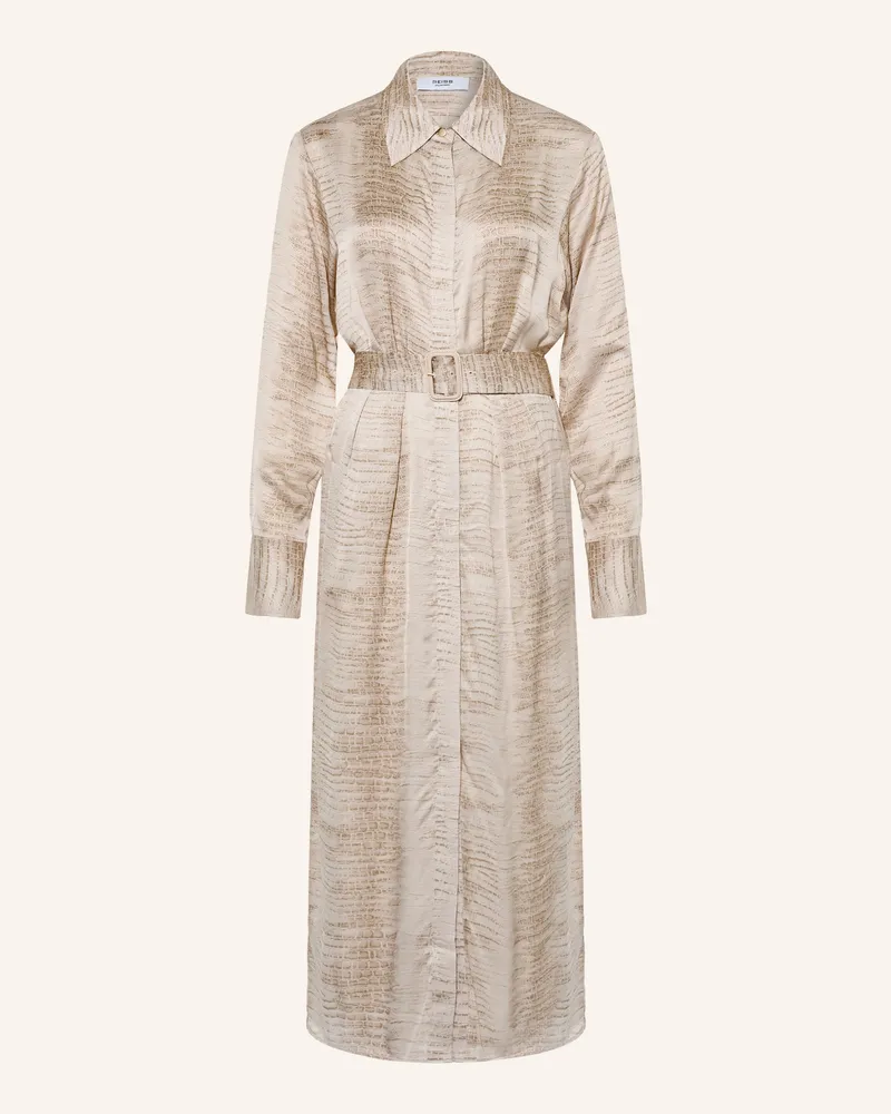 Reiss Hemdblusenkleid Sienna Aus Satin beige Beige