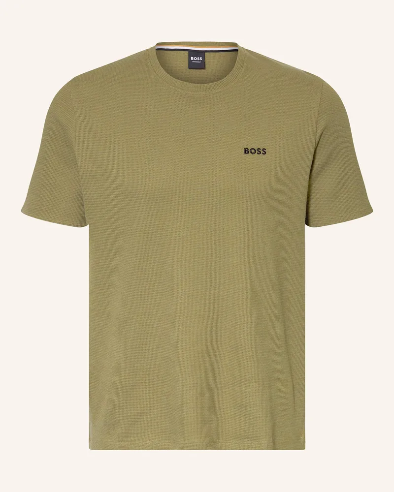 HUGO BOSS Schlafshirt Oliv