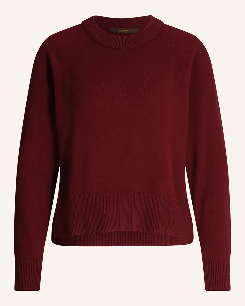 windsor. Cashmere-Pullover Rot