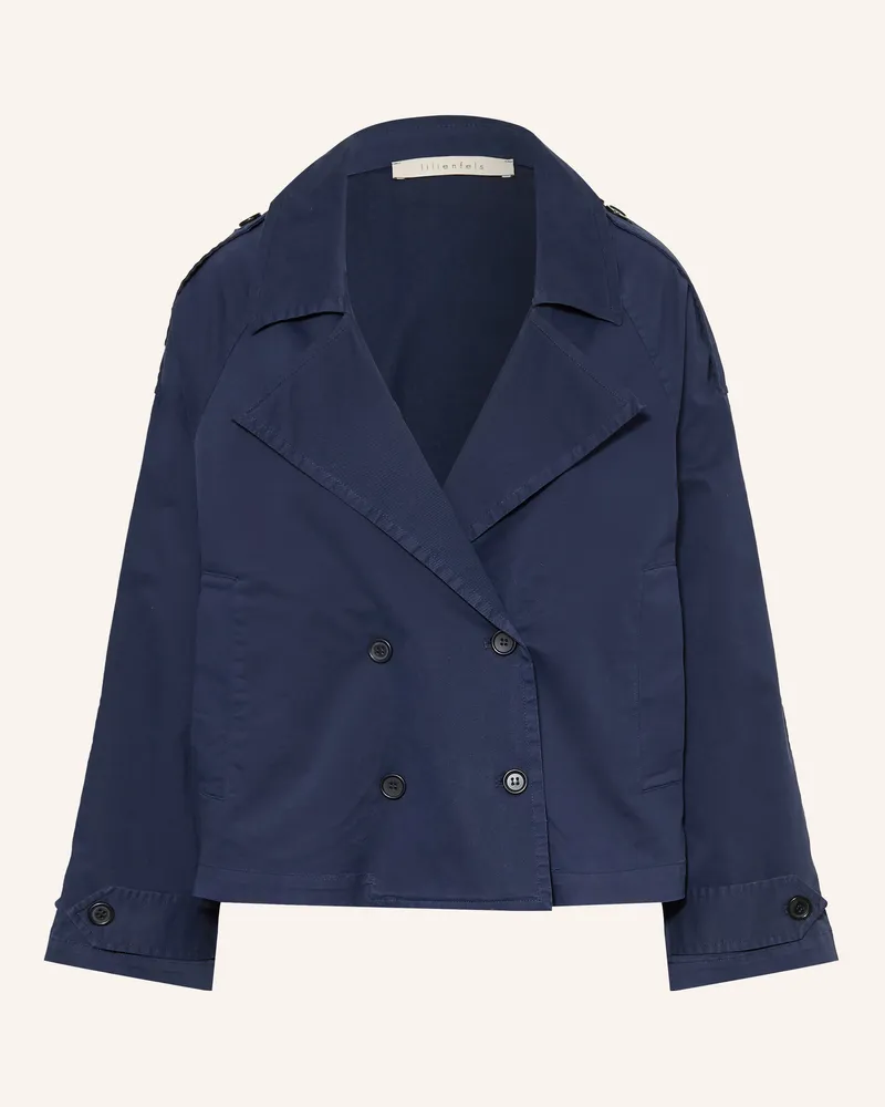 lilienfels Trench-Jacke Dunkelblau