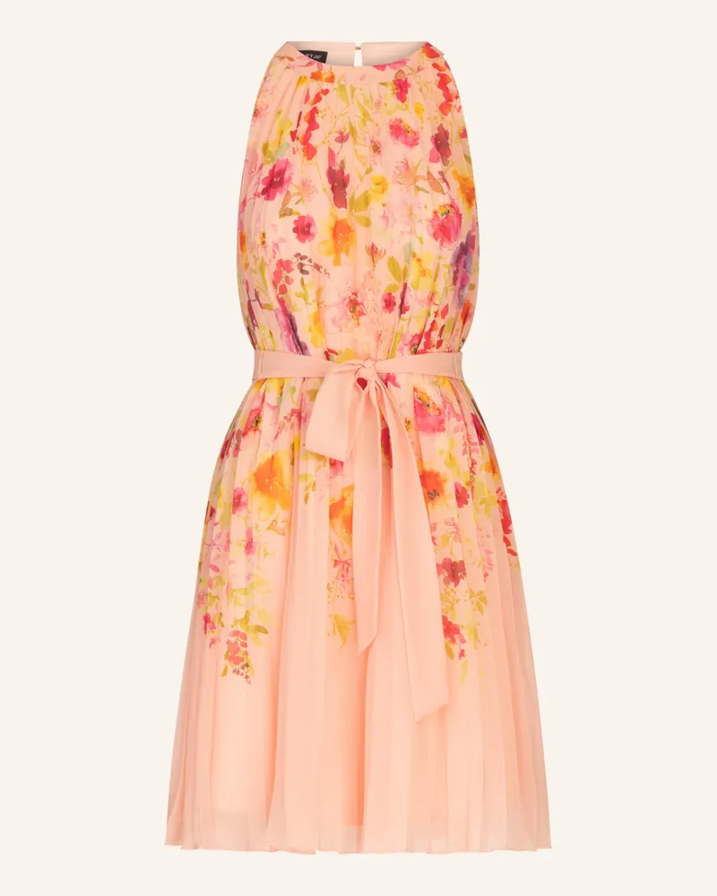 Apart kurzes Plisseekleid Rosé