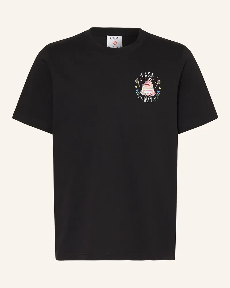 Casablanca Paris T-Shirt schwarz Schwarz