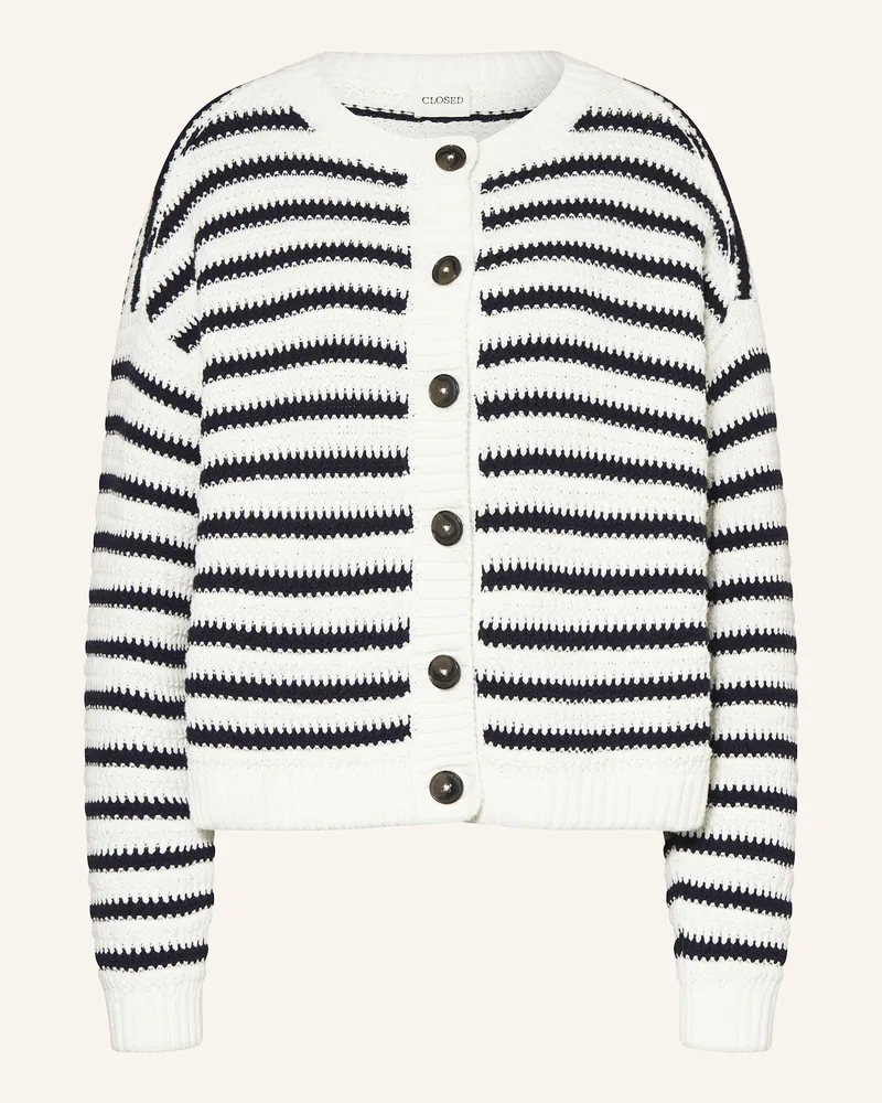 Closed Strickjacke Weiss