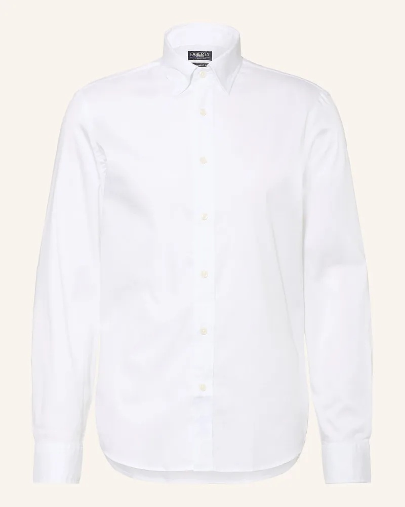 Faherty Hemd Movement Slim Fit weiss Weiss