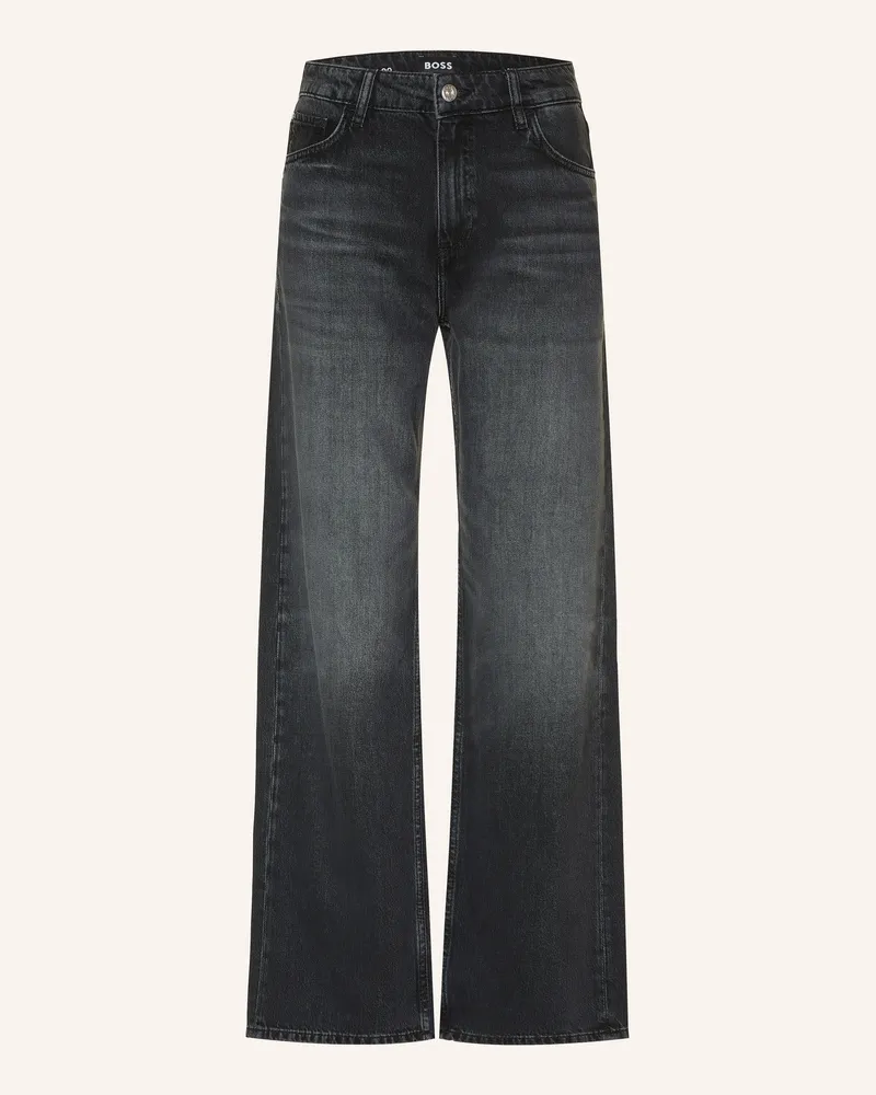 HUGO BOSS Wide Leg Jeans Crossroad schwarz 009