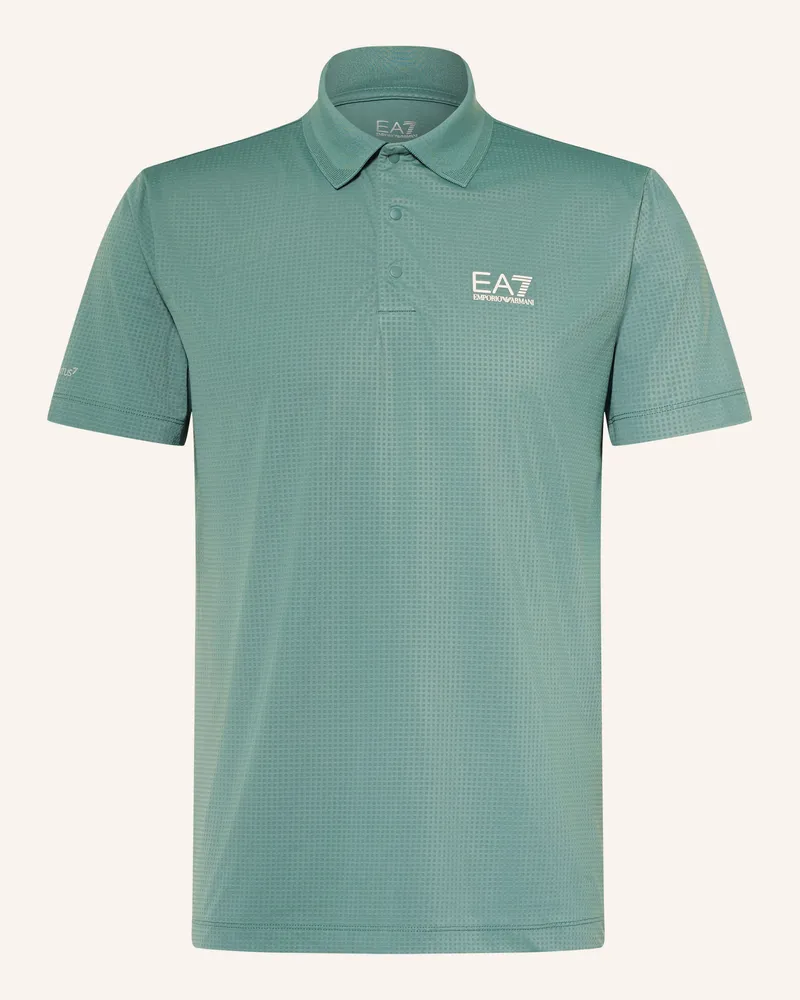 EA7 Funktions-Poloshirt Regular Fit gruen Grün