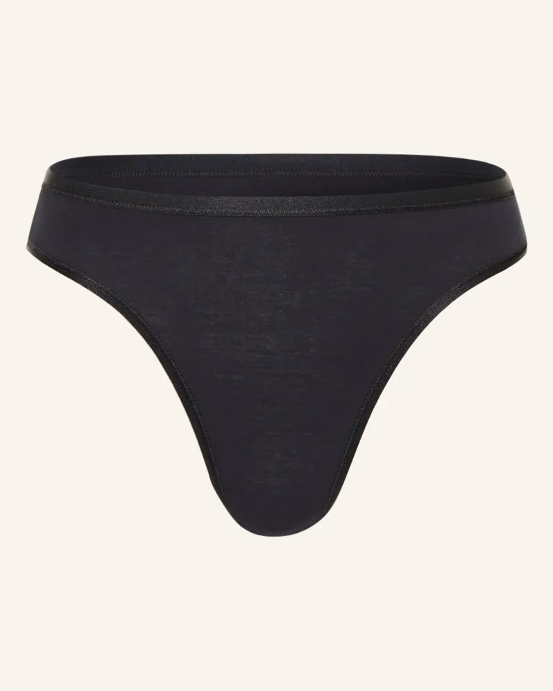 Hanro Slip Cotton Sensation schwarz Schwarz