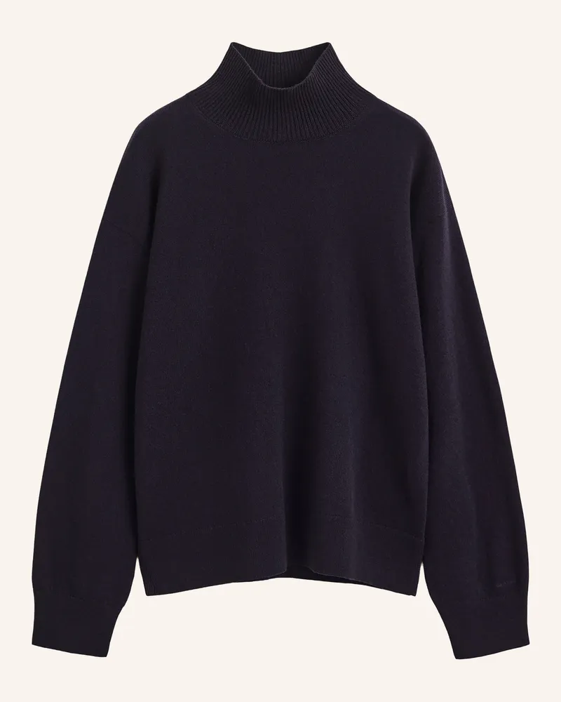 Gant Rollkragenpullover blau Dunkelblau