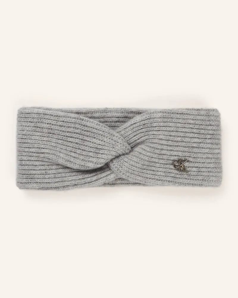 Calvin Klein Stirnband Hellgrau