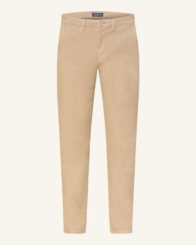 Strokesman's Piqué-Chino Slim Fit beige Beige