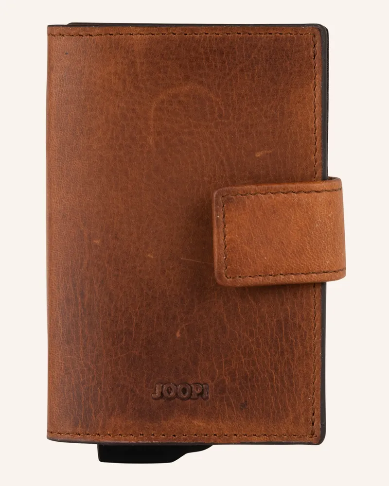 JOOP! Kartenetui Loreto E-Cage braun Hellbraun