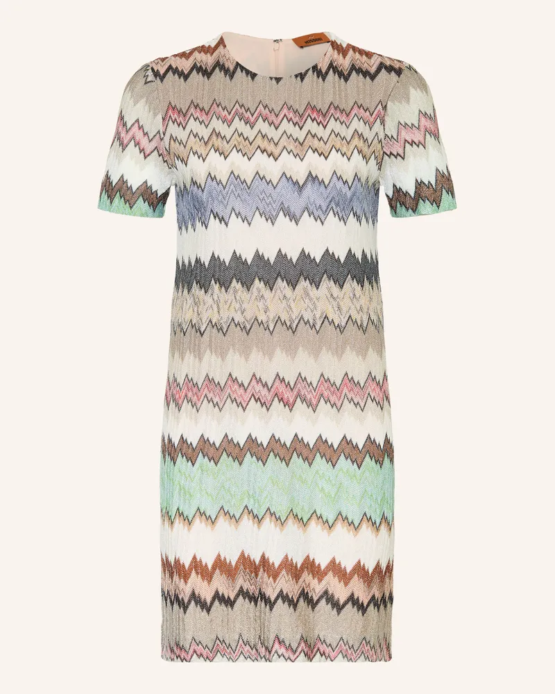 Missoni Strickkleid mit Glitzergarn Beige