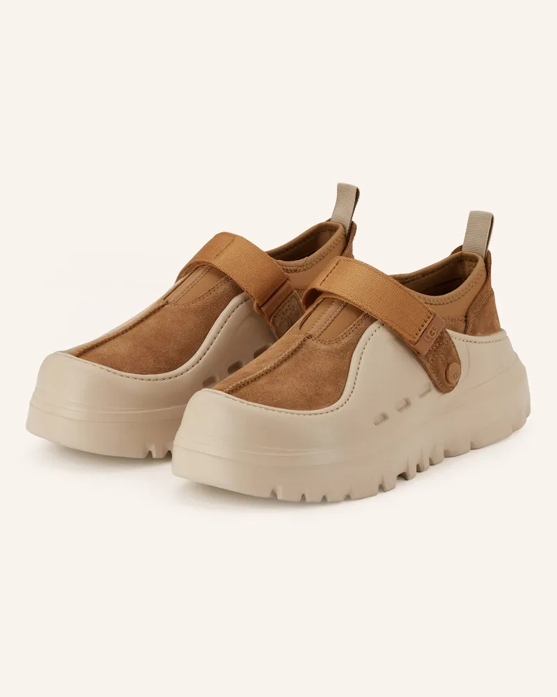 UGG Plateau-Slipper PEAKMOD Cognac