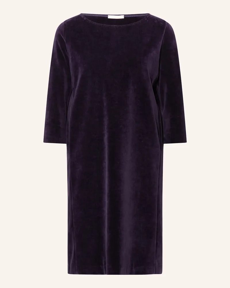 CIRCOLO 1901 Samtkleid mit 3/4-Arm Dunkellila