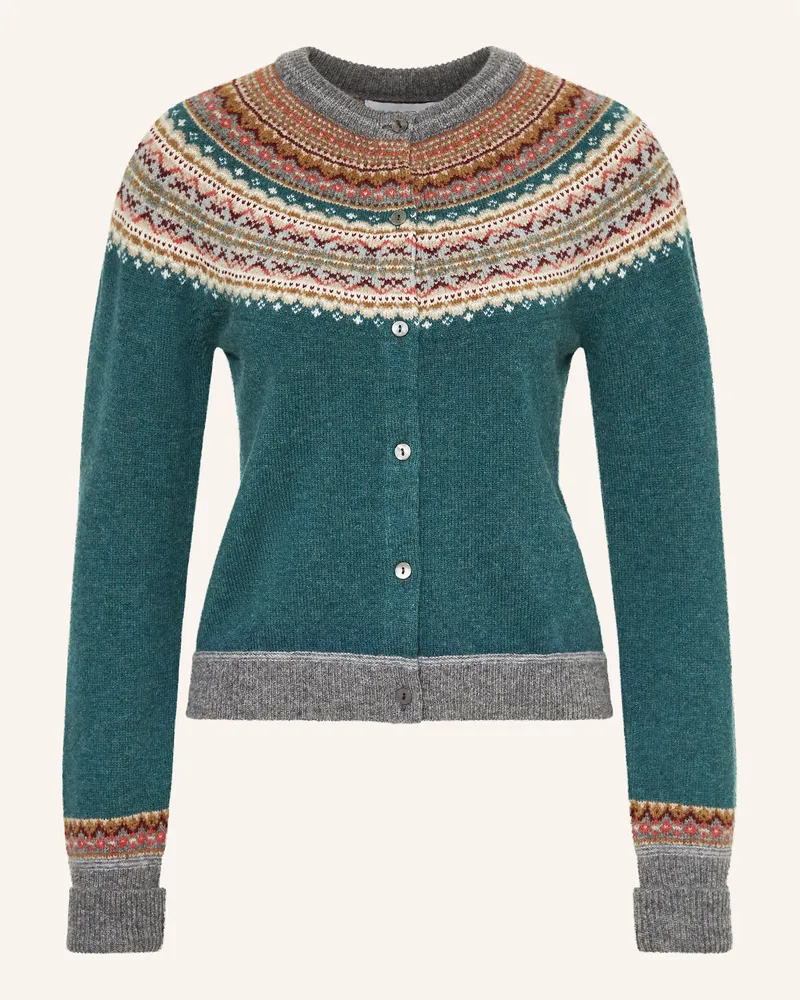 ERIBÉ Strickjacke Alpine blau Petrol