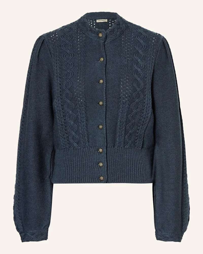 Gottseidank Strickjanker Lea Aus Merinowolle blau Dunkelblau
