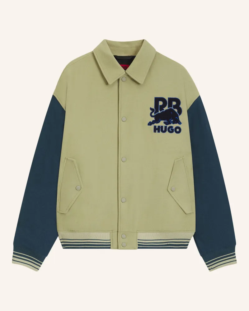 HUGO BOSS Casual Jacke BLAINE_RB Regular Fit Beige