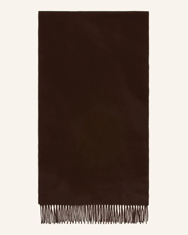 Max Mara Schal Scoglio braun Dunkelbraun