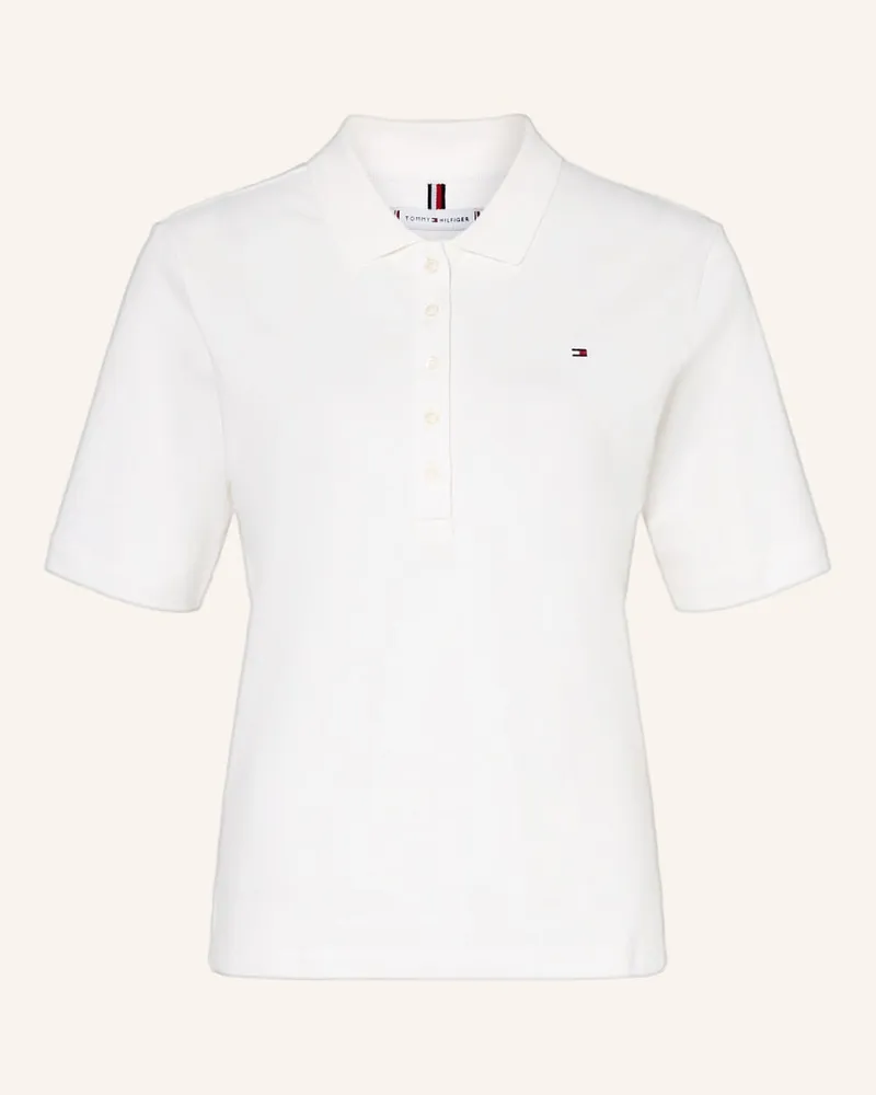 Tommy Hilfiger Piqué-Poloshirt Weiss