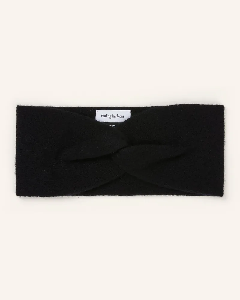 Darling Harbour Stirnband Aus Cashmere schwarz Black
