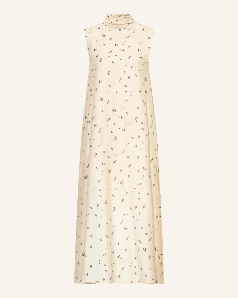 Selected Schluppenkleid weiss Ecru