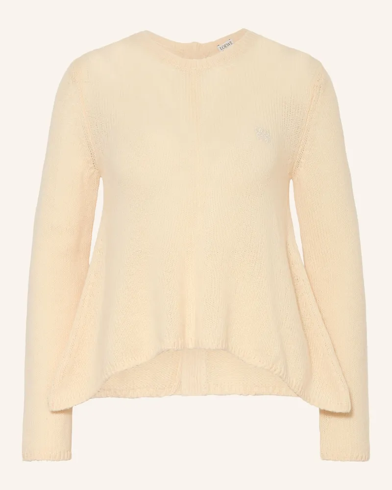Loewe Strickjacke aus Cashmere Hellgelb