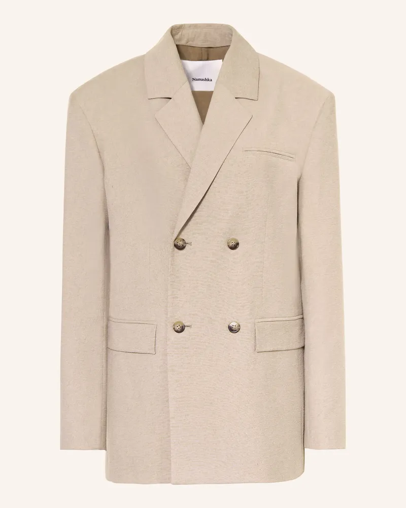 Nanushka Longblazer Diante grau Hellgrau