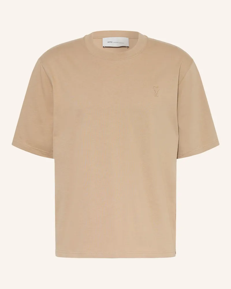 AMI Paris T-Shirt beige Beige