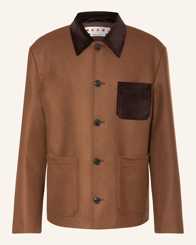 Marni Jacke Braun