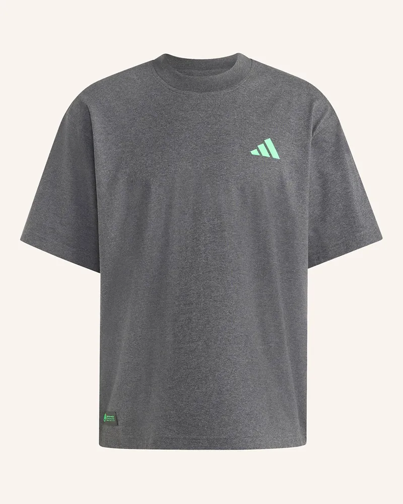 adidas T-Shirt MERCEDES - AMG PETRONAS FORMULA ONE TEAM PREMIUM Dunkelgrau
