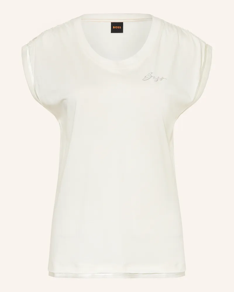 HUGO BOSS T-Shirt Elai weiss Weiss
