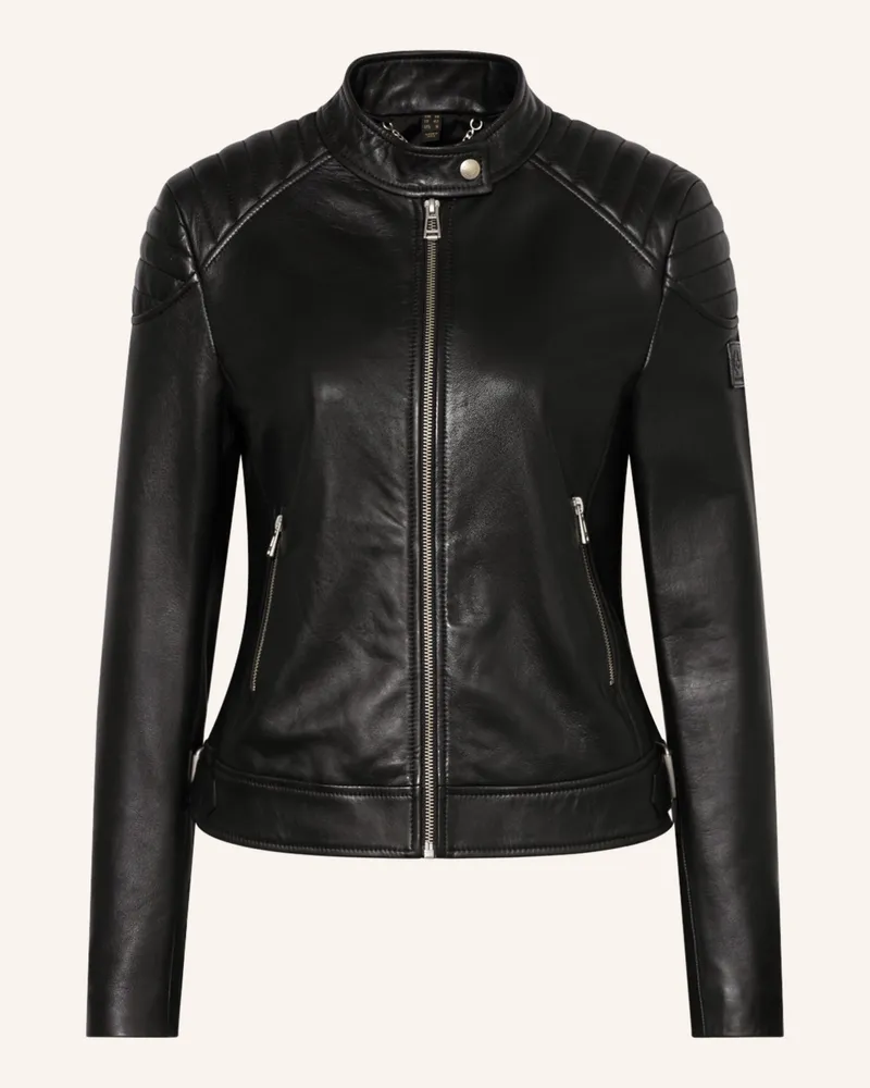 Belstaff Lederjacke Mollison schwarz Schwarz