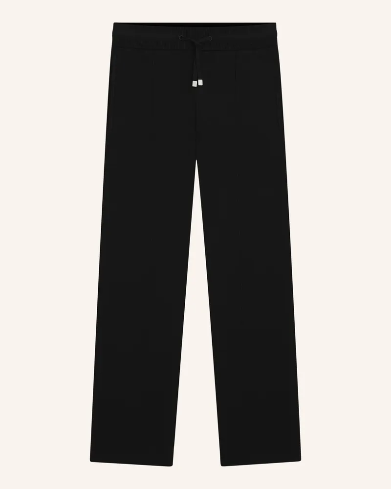 HUGO BOSS Casual Hose Sitro Relaxed Fit schwarz Schwarz