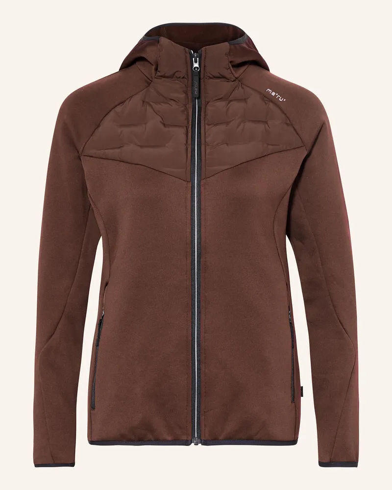 me°ru' Midlayer-Jacke BATH Braun