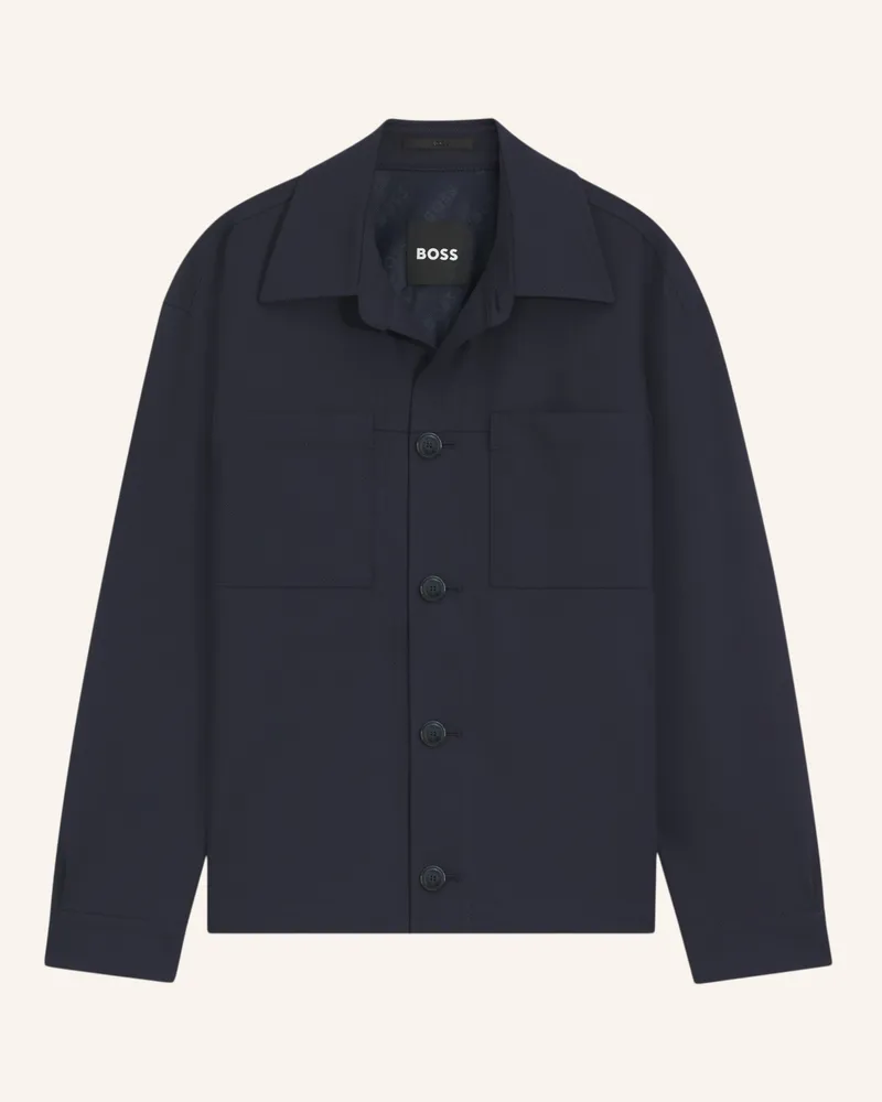 HUGO BOSS Blazer P-CRAIG-WG-253 Relaxed Fit Dunkelblau