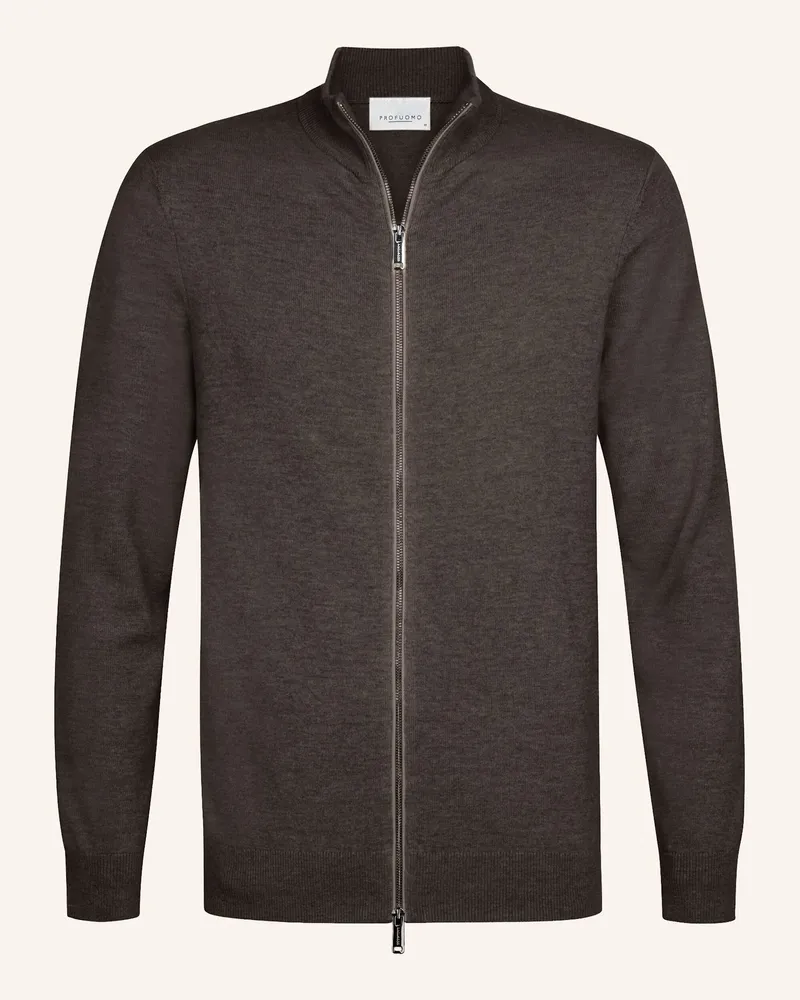 Profuomo Strickjacke braun Braun