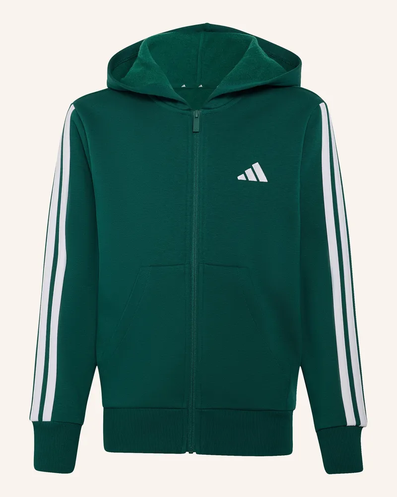 adidas Sweatjacke Essentials Full Zip gruen Dunkelgrün