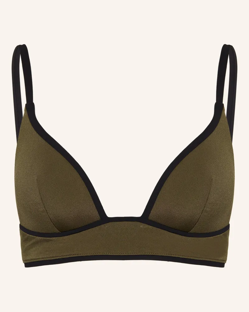 Maryan Mehlhorn Triangel-Bikini-Top SILENCE Oliv