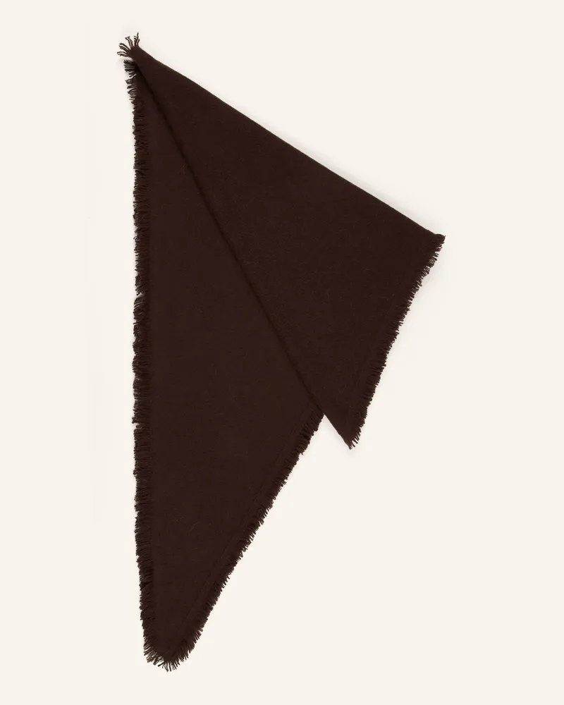 lilienfels Cashmere-Schal braun Dunkelbraun